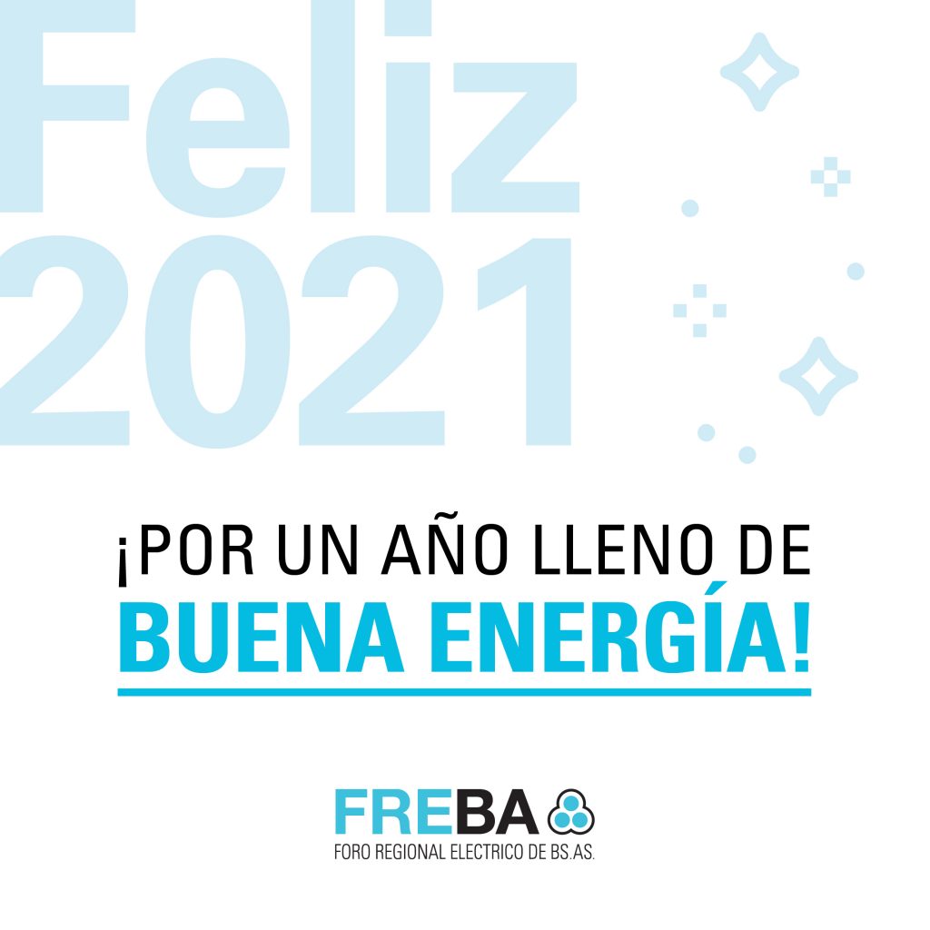 Feliz 2021 – Por un año lleno de buena energía!