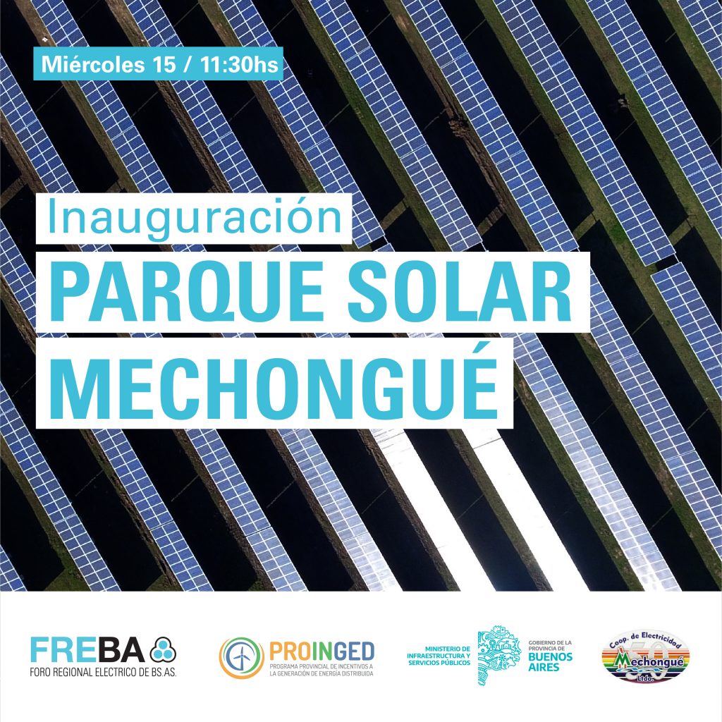 Con la presencia del Gobernador y el Subsecretario de Energía de la Provincia de Buenos Aires se inauguró el Parque Solar Mechongué