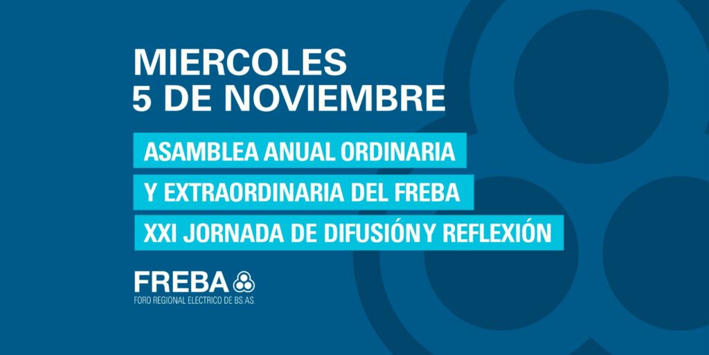 FREBA convoca a su Asamblea Anual y a las XXI Jornadas de Difusión y Reflexión